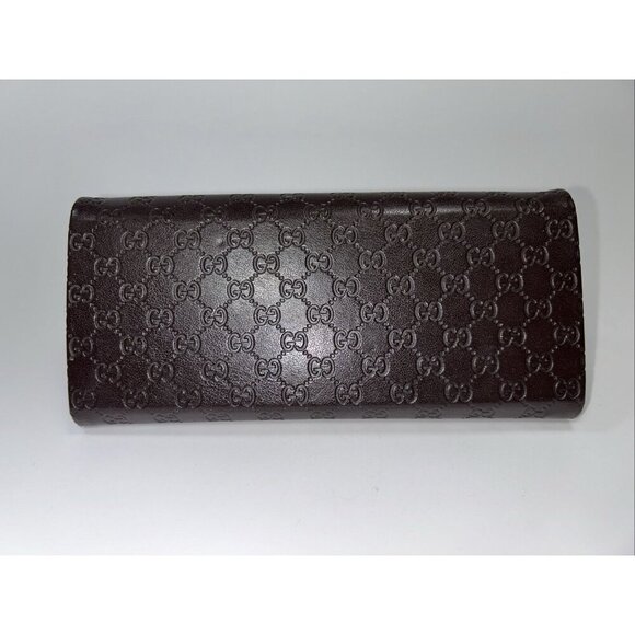 GUCCI Authentic Triangle Brown Sunglasses Case Collapsable - Picture 3 of 11